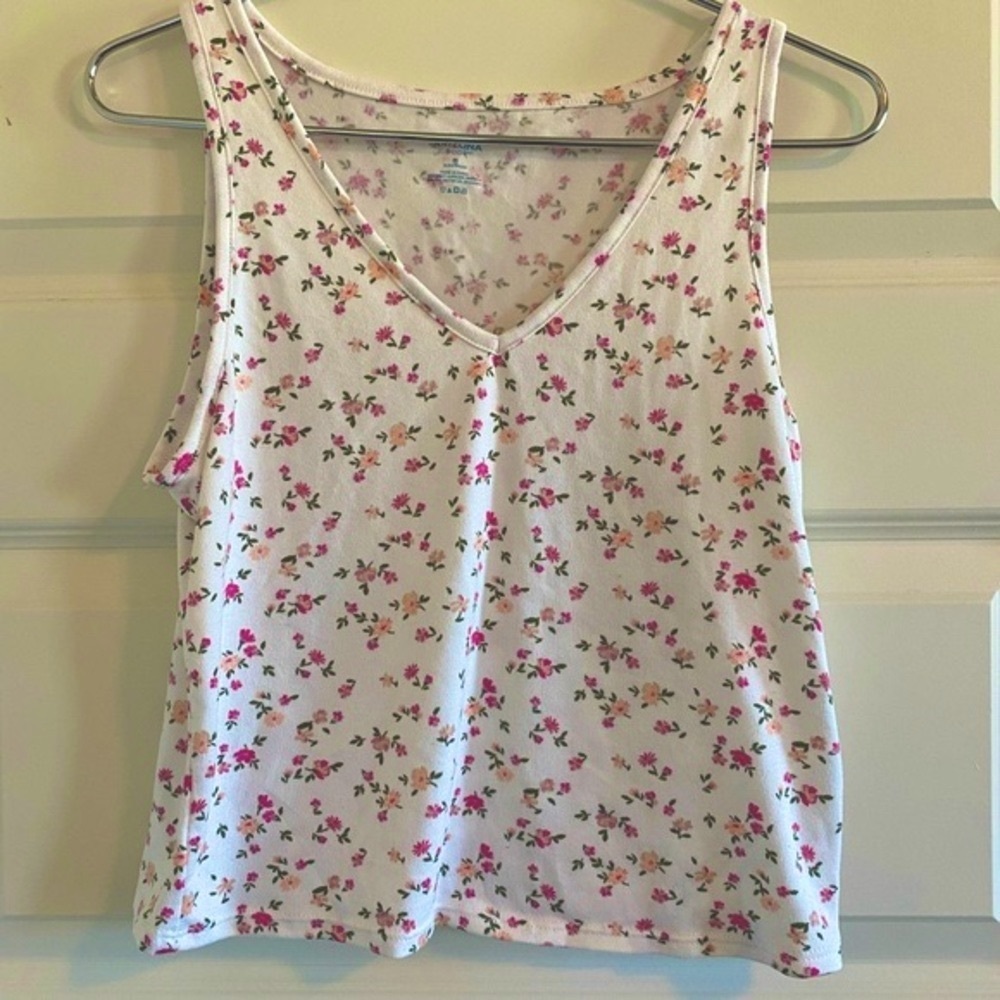 Super Soft Floral Coquette Tank